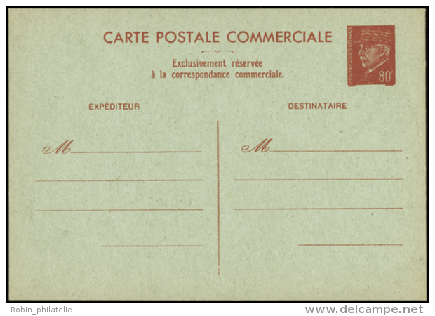 N°512 CP4  80c Pétain Correspondance Commerciale   Qualité: Cote:80&euro; - Altri & Non Classificati