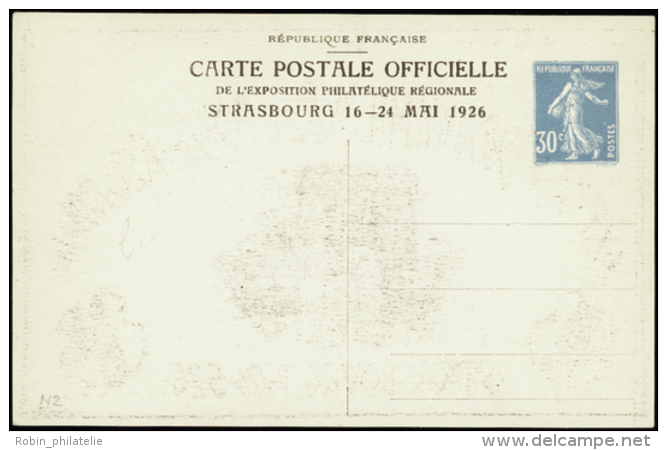 N°192 (N2) 30c Semeuse Bleu Carte Expo De Strasbourg   Qualité: Cote:75&euro; - Other & Unclassified