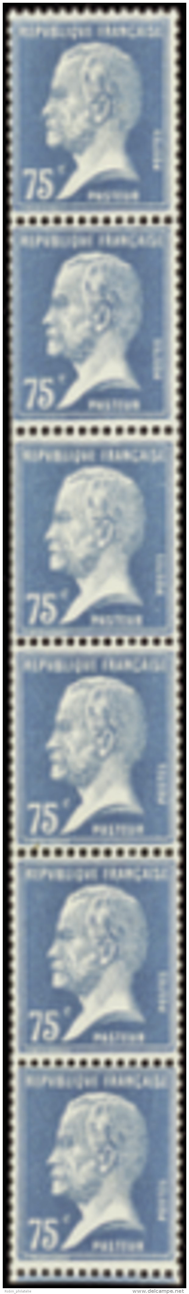 N°15 75c Pasteur Bande Verticale De 6 Timbres   Qualité:** Cote:2450&euro; - Altri & Non Classificati