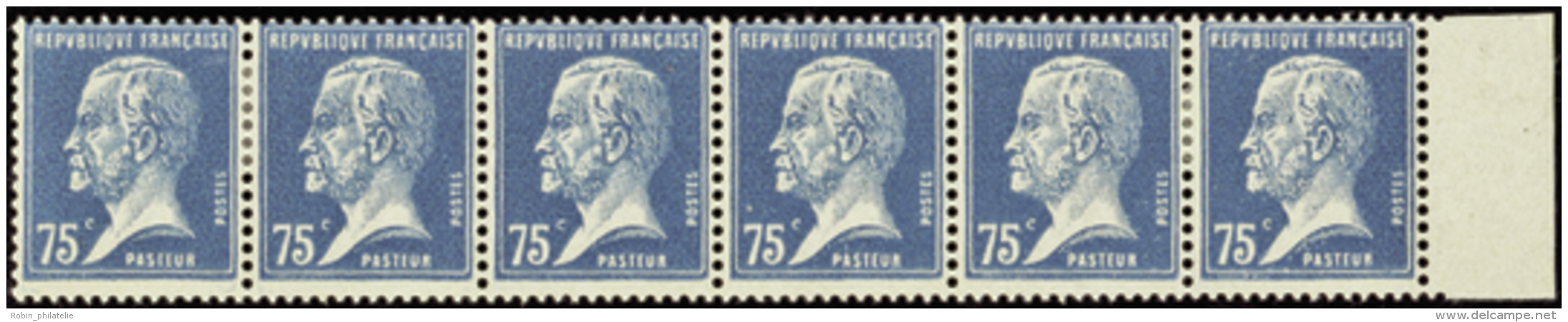 N°15 75c Pasteur Bande Horizontale De 6 Timbres   Qualité:* Cote:2450&euro; - Altri & Non Classificati