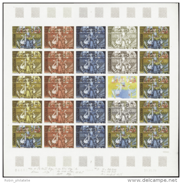 N°2033 Miniature Du XVè Sur La Musique Feuille De 25 Timbres   Qualité:** Cote:3125&euro; - Altri & Non Classificati