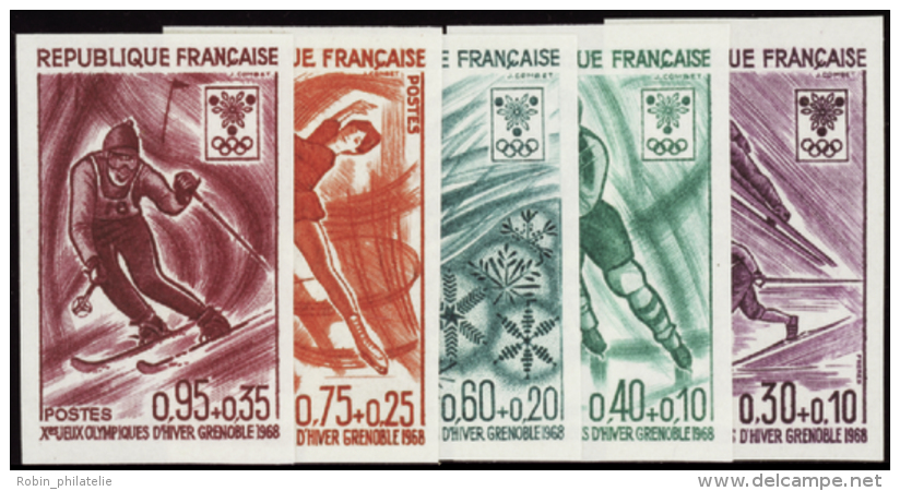 N°1543 /1547 Jeux Olympiques De Grenoble 5 Valeurs   Qualité:** Cote:275&euro; - Altri & Non Classificati