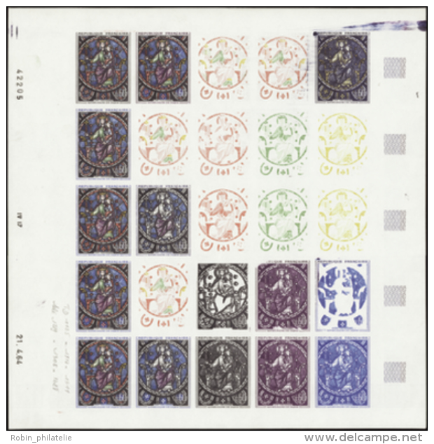 N°1419 Notre Dame De Paris Feuille De 25 Timbres   Qualité:** Cote:3125&euro; - Other & Unclassified