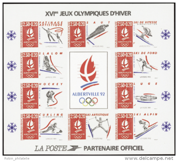 N°14 Jeux Olympiques Albertville 92   Qualité:** Cote:500&euro; - Other & Unclassified