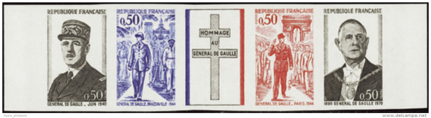 N°1698 A Bande Général De Gaulle Bdf   Qualité:** Cote:300&euro; - Altri & Non Classificati