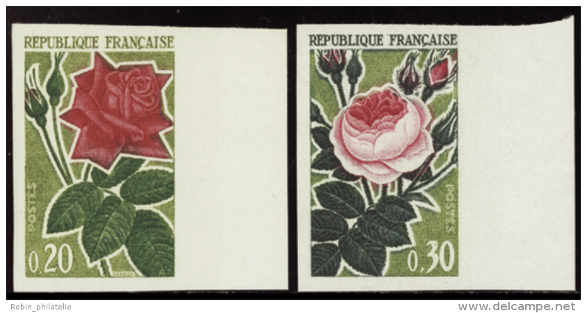 N°1356 /1357 Roses 2 Valeurs Bdf   Qualité:** Cote:140&euro; - Altri & Non Classificati