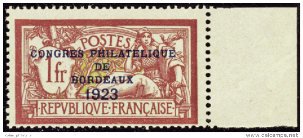 N°182 Congrès Philatélique De Bordeaux Bdf   Qualité:** Cote:925&euro; - Altri & Non Classificati