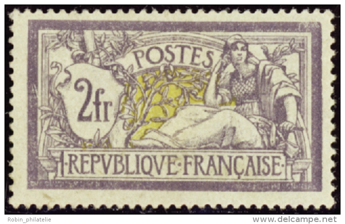 N°122 2f Merson Violet Et Jaune   Qualité:* Cote:950&euro; - Other & Unclassified