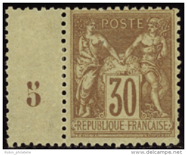 N°80 30c Brun-jaune Bdf*   Qualité:** Cote:120&euro; - Altri & Non Classificati
