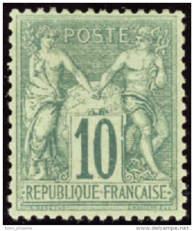 N°65 10c Vert   Qualité:* Cote:1200&euro; - Altri & Non Classificati