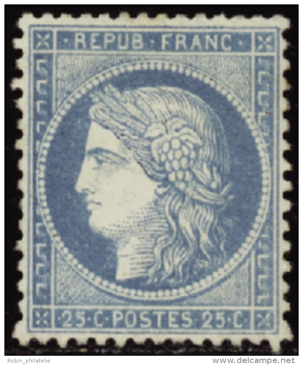 N°60 A 25c Bleu Type I   Qualité:* Cote:200&euro; - Other & Unclassified