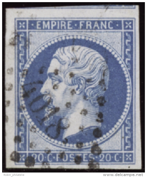 N°14 B 20c Bleu Obl 4018" (Varna) Pli D'angle  " Qualité:OBL Cote:.....&euro; - Other & Unclassified