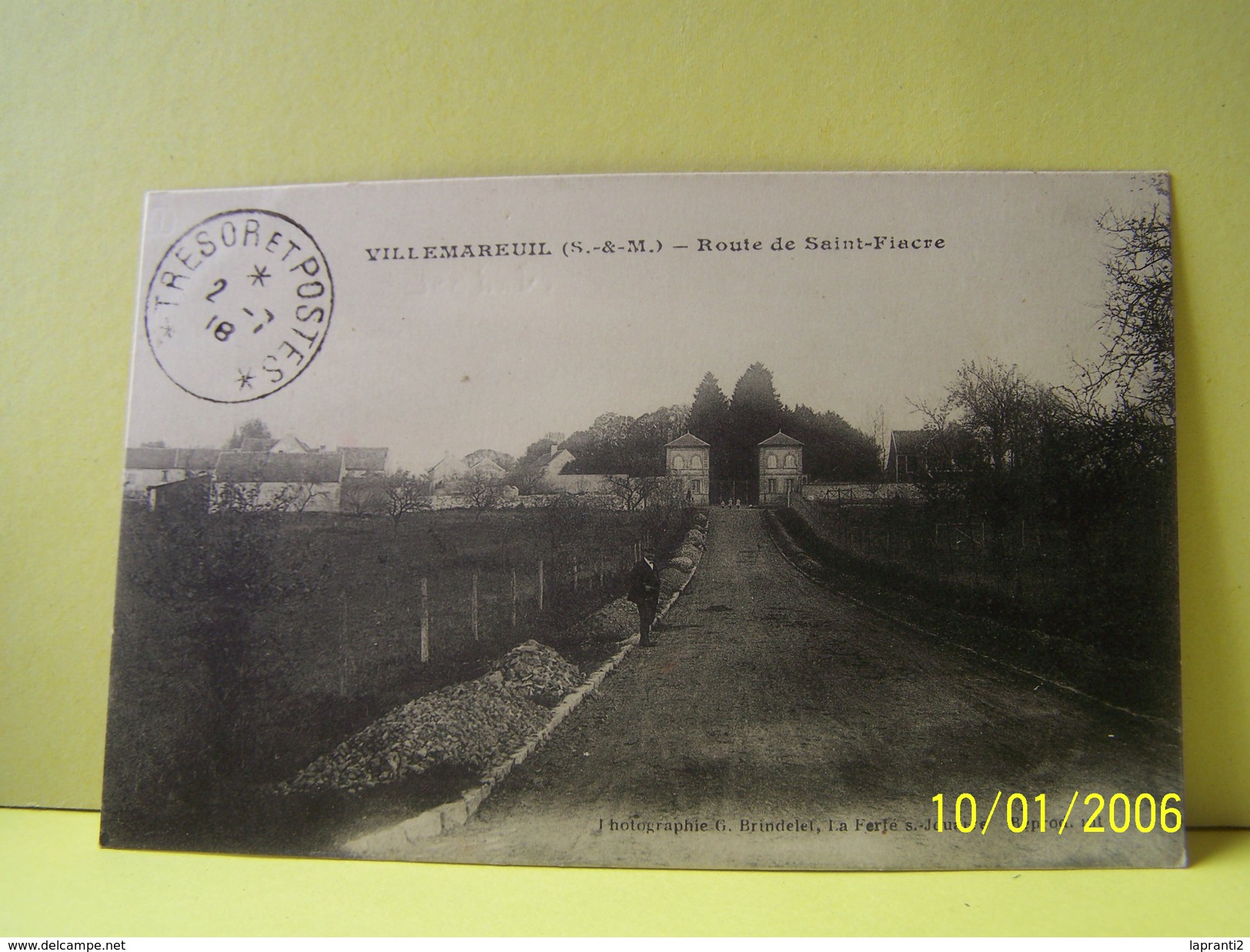 VILLEMAREUIL (SEINE ET MARNE) ROUTE DE SAINT-FIACRE. - Altri & Non Classificati