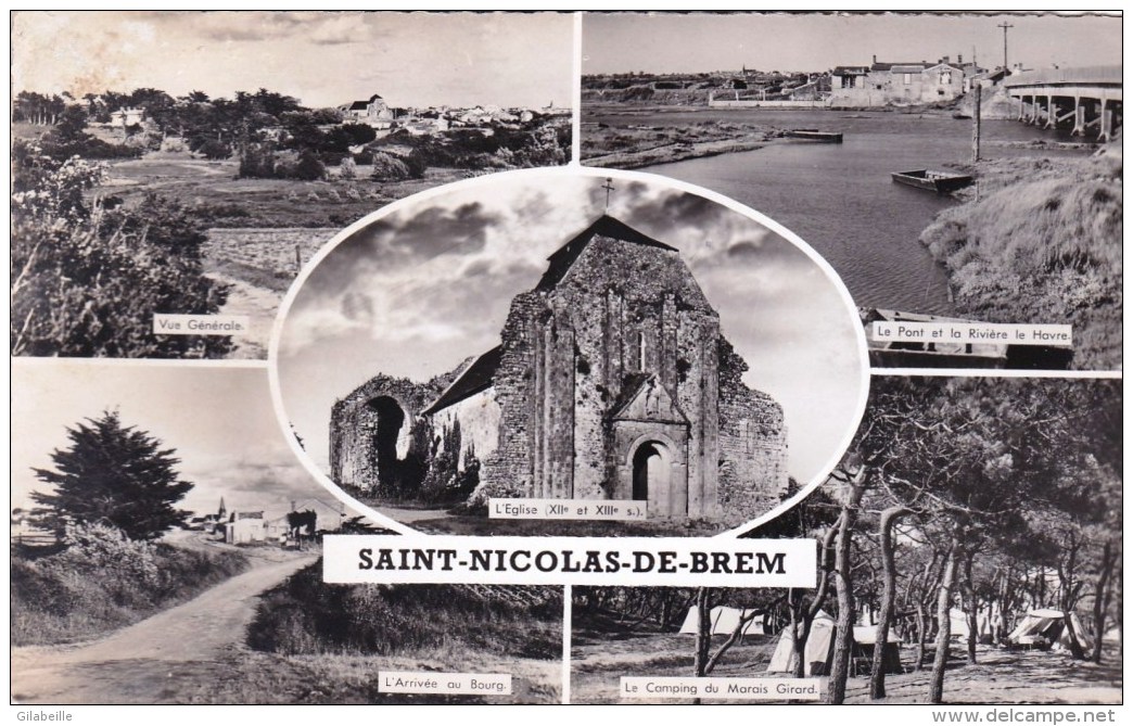 85 - Saint Nicolas De Brem ( Vendee ) -  Multivues - Andere & Zonder Classificatie