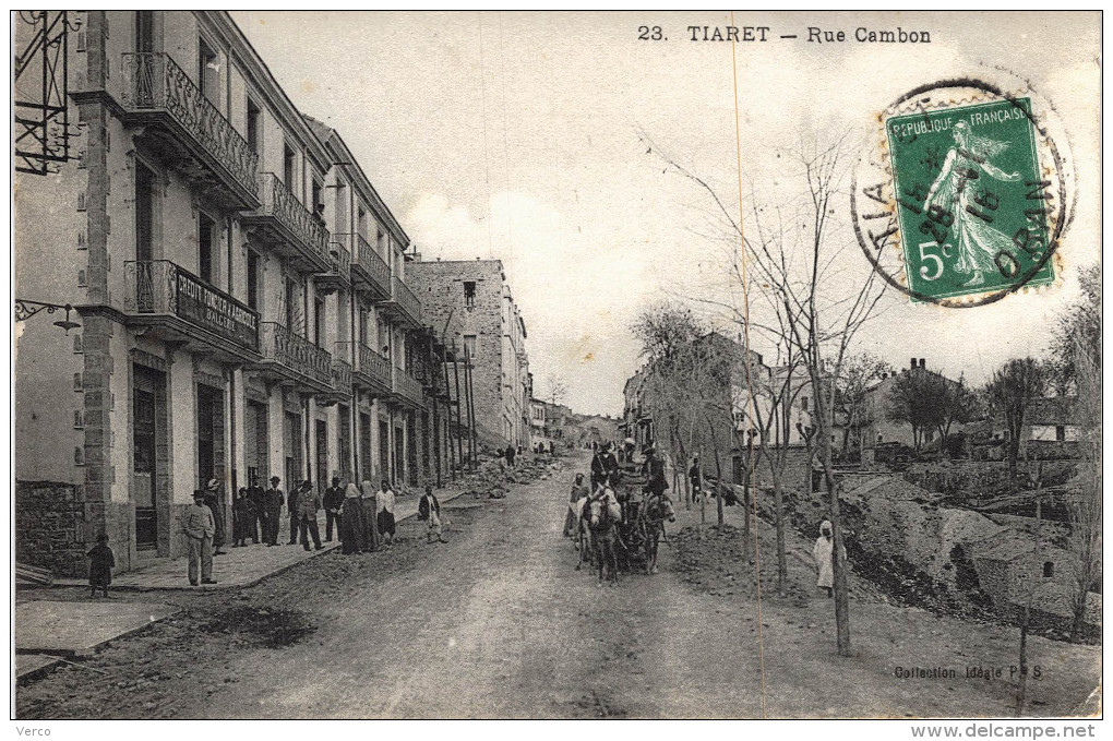 Carte Postale Ancienne De TIARET - Tiaret