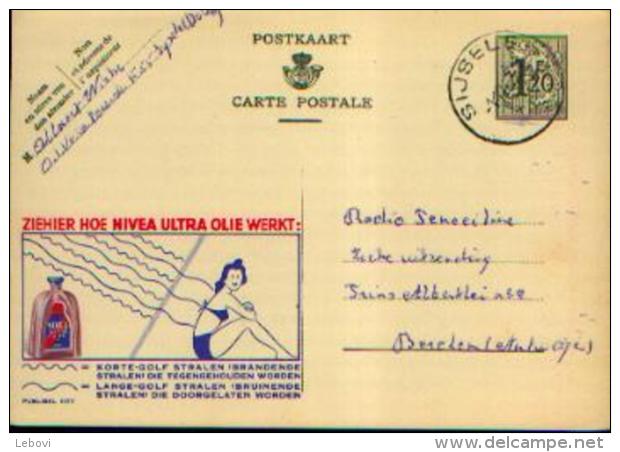 Carte Postale PUBLIBEL 1177 : NIVEA - Belle Oblitération De SIJSELE - Publibels