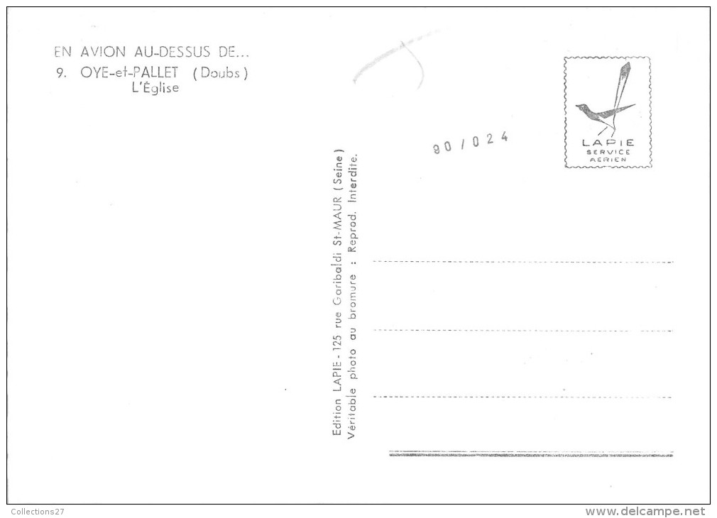 25-OYE-ET-PALLET- VUE DU CIEL L'EGLISE - Autres & Non Classés