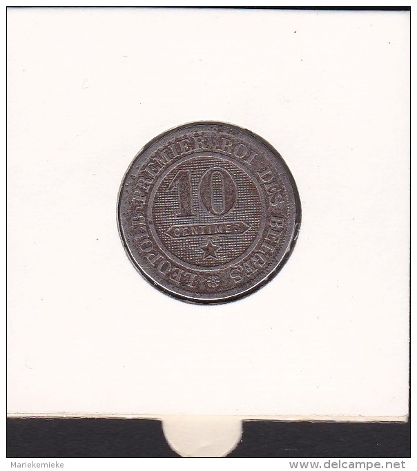 BELGIë LEOPOLD ééN / 10 CENT KOPER-NIKKEL 1861 / MORIN 133 / BELGIQUE LEOPOLD PREMIER / 10 CENT CUIVRE-NICKEL 1861 - 10 Cent