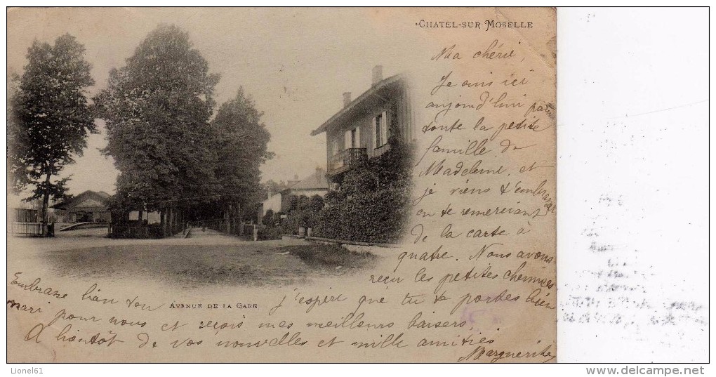 CHATEL-sur-MOSELLE : (88) Avenue De La Gare - Chatel Sur Moselle