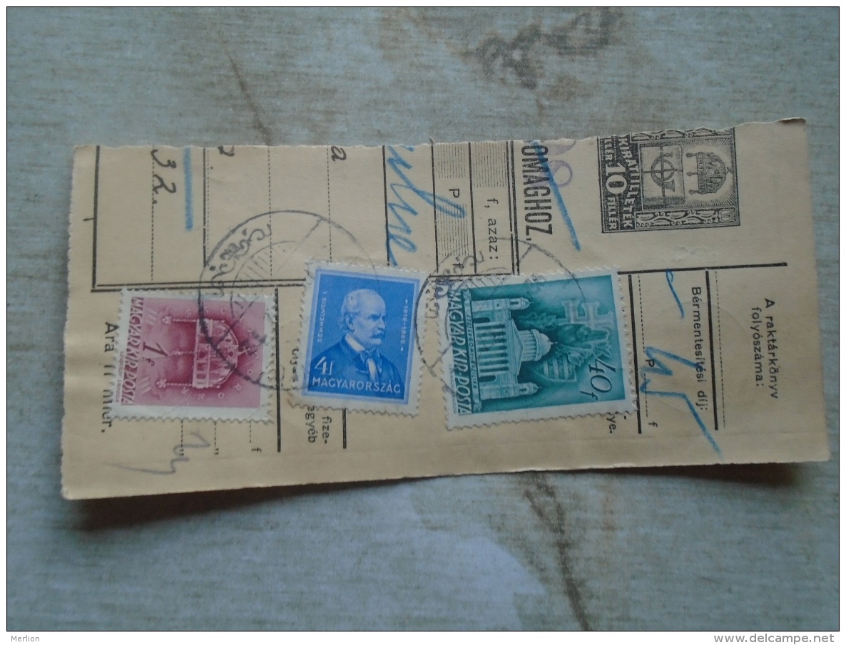 D138832  Hungary  Parcel Post Receipt 1939 - Parcel Post