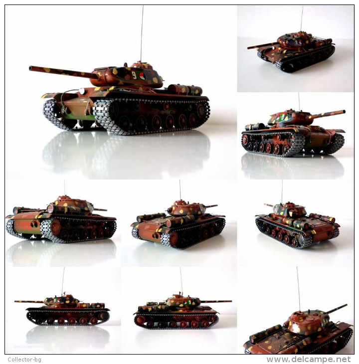 Vintage Russian 1976 TANK KV-85 Kliment Voroshilov 1/30 AWARD ORIGINAL HAND MADE OLD SUPERB N:9