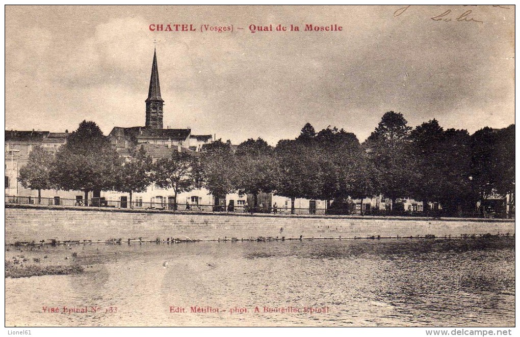 CHATEL-sur-MOSELLE : (88) Quai De La Moselle - Chatel Sur Moselle