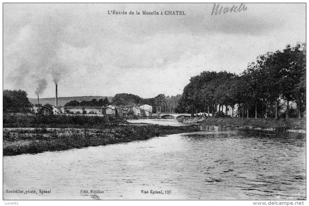 CHATEL-sur-MOSELLE : (88) L'entrée De La Moselle - Chatel Sur Moselle