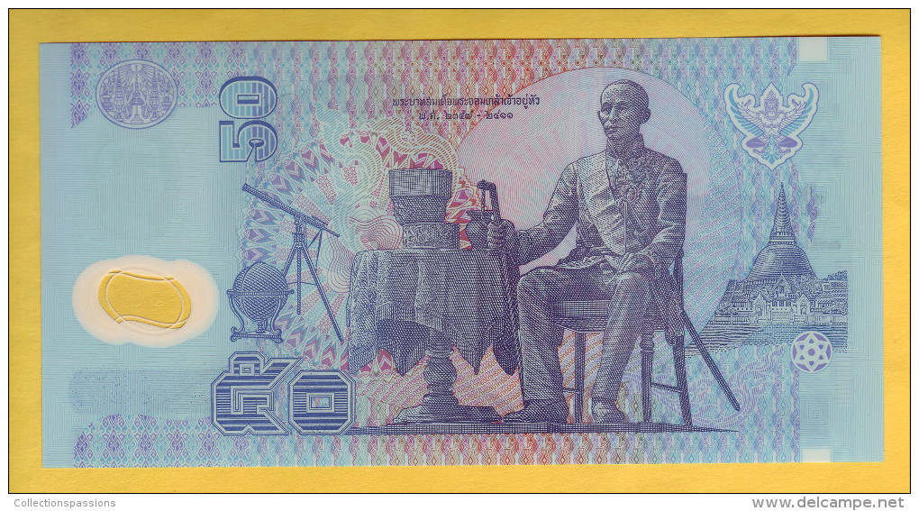 THAILANDE - Billet De 50 Baht. 1997. Pick: 102. Billet En Polymère. NEUF - Tailandia