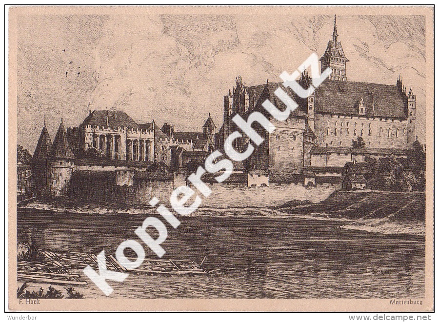 F. Horst  Marienburg  1938  (z3272) - Westpreussen