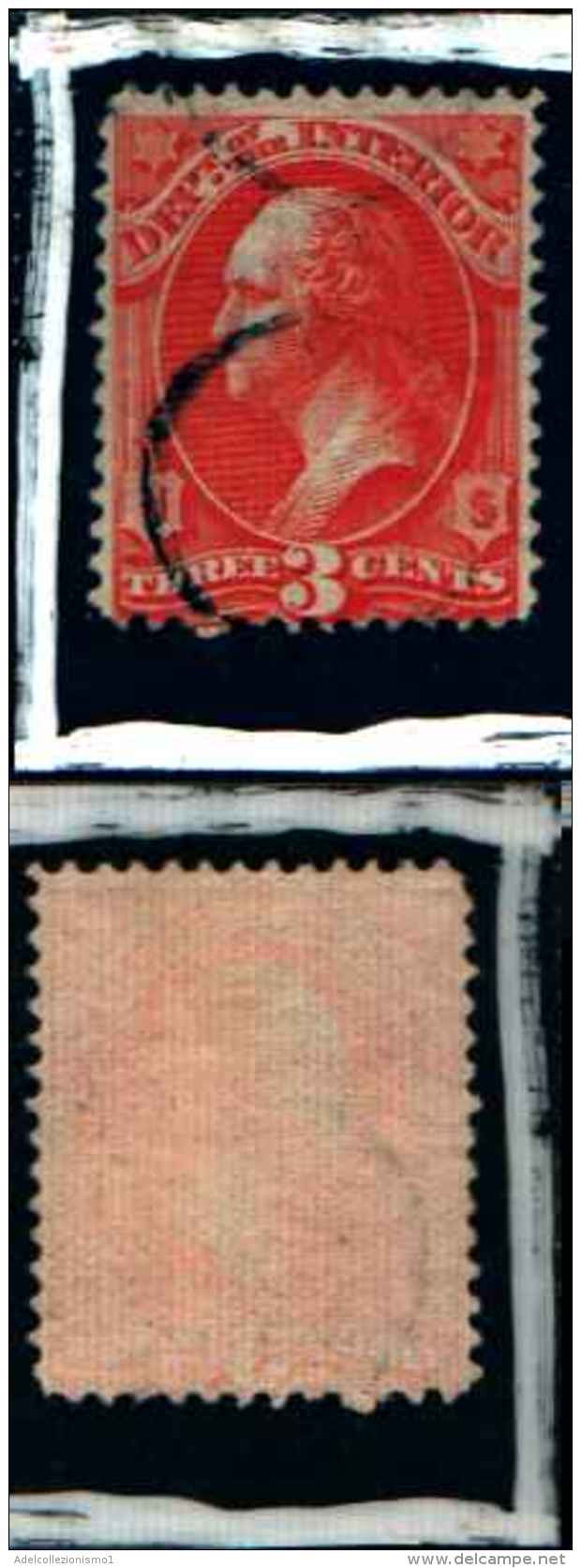 83305) Stati Uniti-1875-francobolli Per L'interno-n.48-- 3c-usato- Cat 1 Euro - Andere & Zonder Classificatie