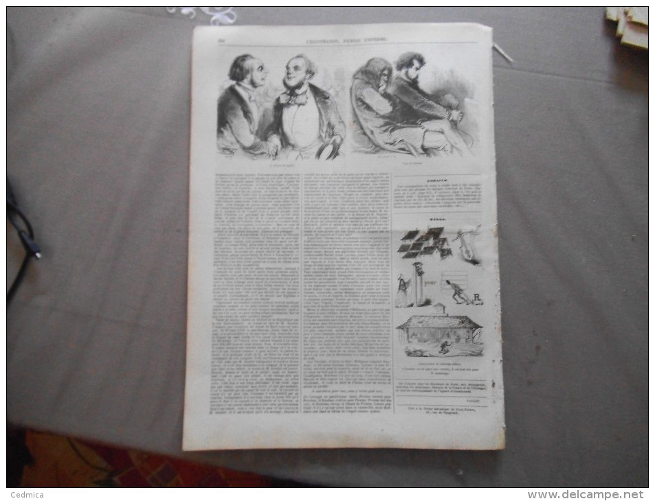 L'ILLUSTRATION JOURNAL UNIVERSEL N°276 SAMEDI 10 JUIN 1848 - Revues Anciennes - Avant 1900