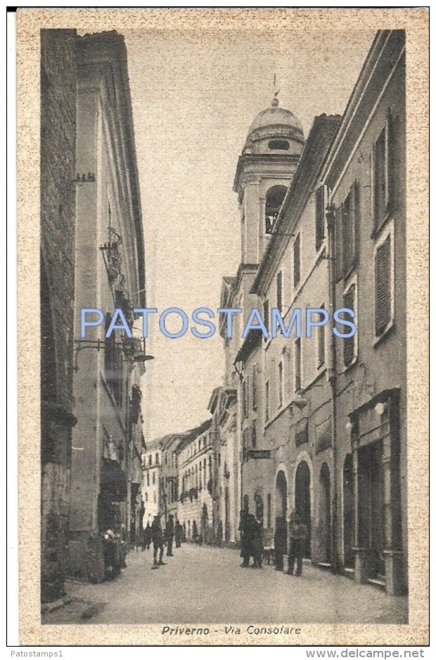 55238 ITALY PRIVERNO LATINA STREET CONSOLARE POSTAL POSTCARD - Altri & Non Classificati