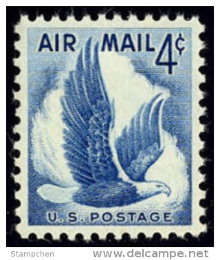 1954 USA Air Mail Stamp Eagle In Flight Sc#c48 Post Bird - 2b. 1941-1960 Neufs