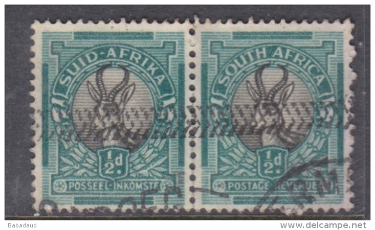 South Africa: 1947, 1/2d, Grey & Green, Used (SG114), 1/2d Charcoal & Green ( SACC 113a), Used - Used Stamps