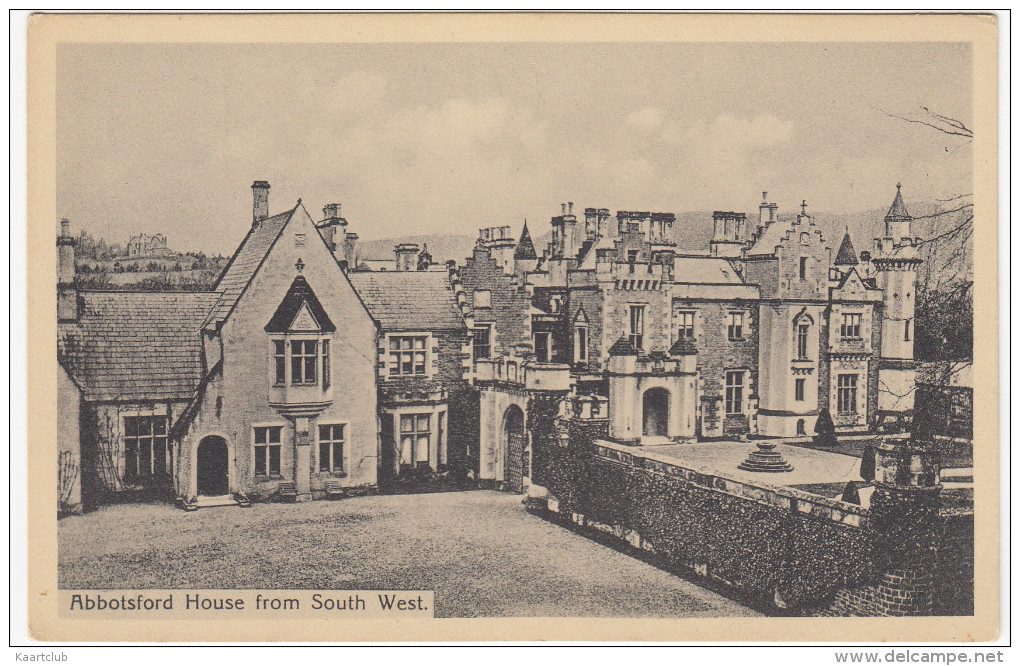 Abbotsford House From South West - (Scotland) - Selkirkshire