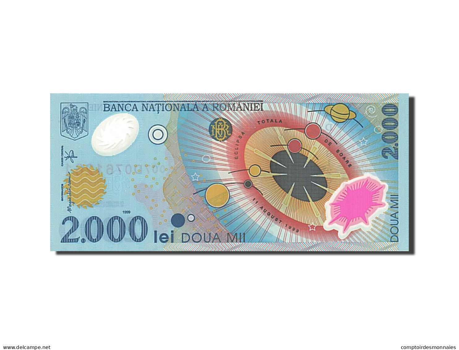 Billet, Roumanie, 2000 Lei, 1999, 1999-08-11, KM:111a, SUP+ - Romania