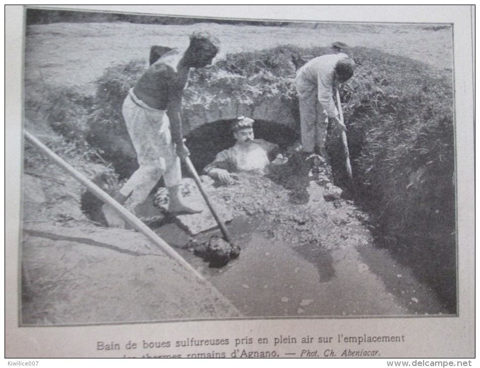 1906  BAINS DE BOUE  Thalassothérapie THERME ROMAIN D AGNANO - Non Classés