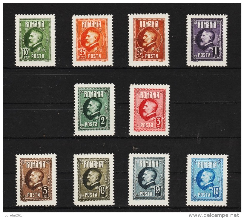 1926 -  60 Anniv. Du Roi Ferdinand Mi No 293/302 Et Yv No 309/318 MNH - Ungebraucht