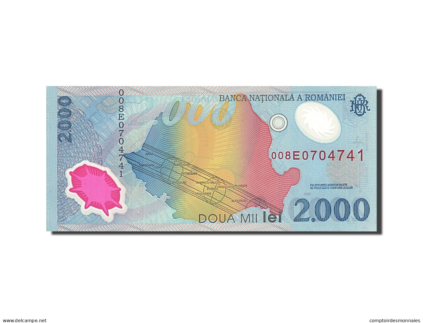 Billet, Roumanie, 2000 Lei, 1999, 1999-08-11, KM:111a, NEUF - Roemenië