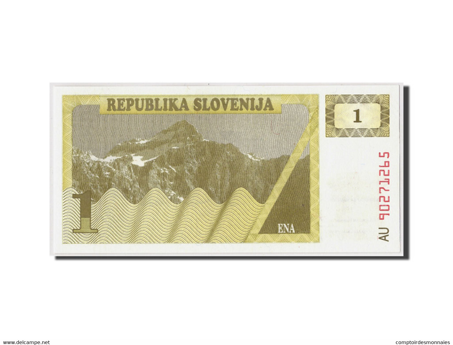 Billet, Slovénie, 1 (Tolar), (19)90, KM:1a, NEUF - Slovenia