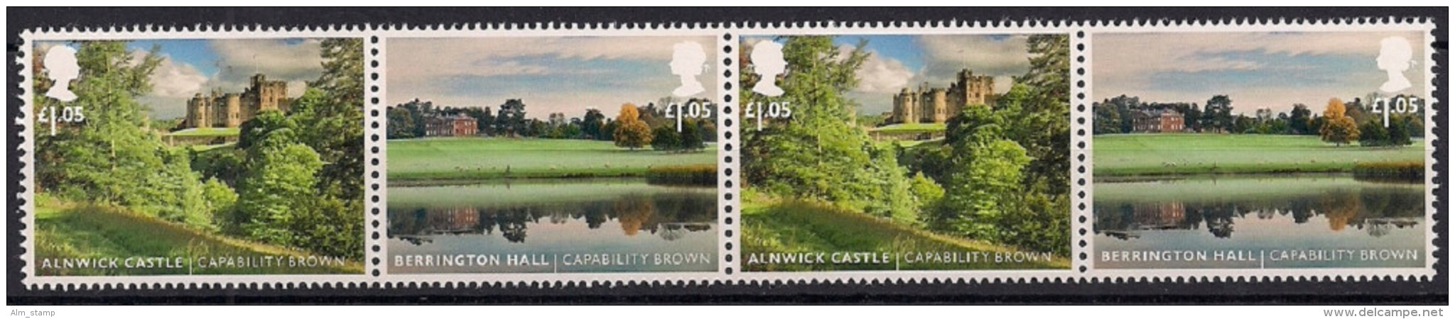 2016 Grossbritannien Mi.    **MNH  Landscape Garden - Neufs