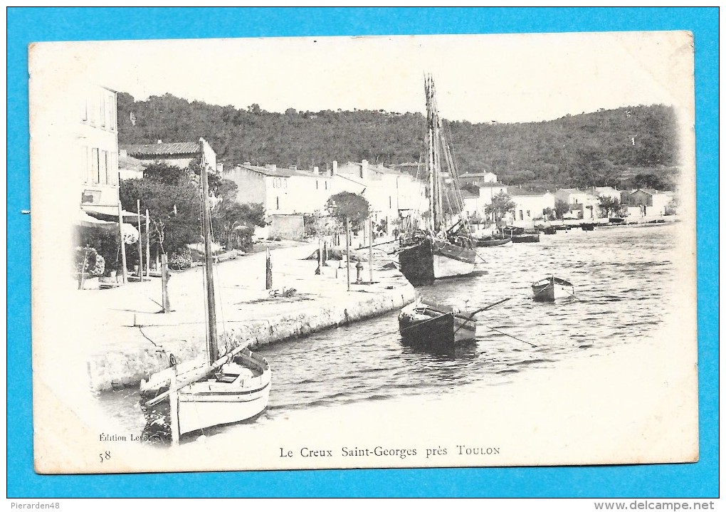 83-Toulon-Le Creux Saint Georges Prés De Toulon-cpa - Toulon