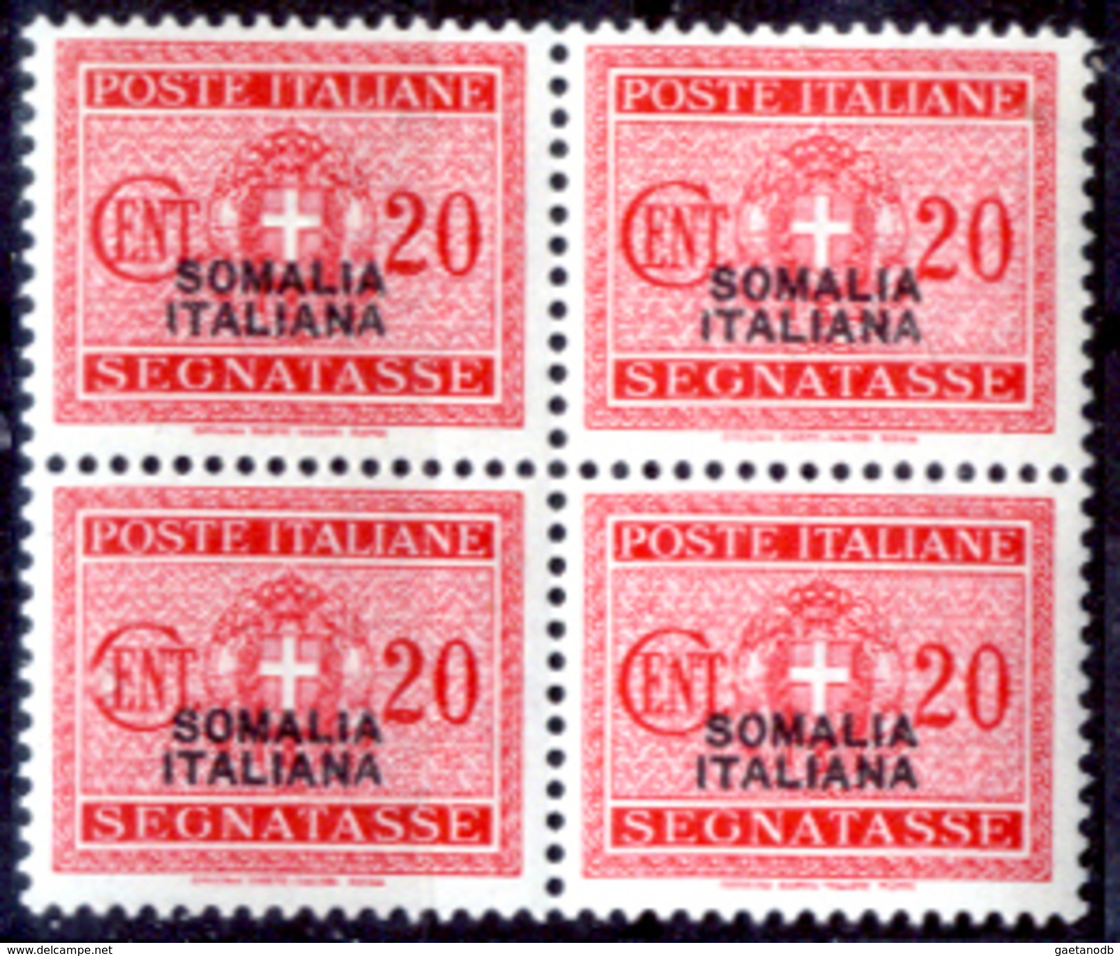 Italia-F01438 - Somalia 1934: Segnatasse, Sassone N. 54 (++) MNH - Privo Di Difetti Occulti. - Somalia