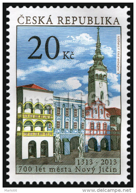Czech Republic - 2013 - Beauties Of Our Country - 700th Anniversary Of Novy Jicin - Mint Stamp - Neufs