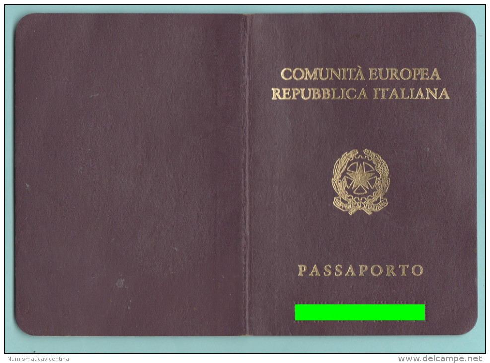 Passaporto Italia Scaduto 2001 Passport  Passeport - Altri & Non Classificati