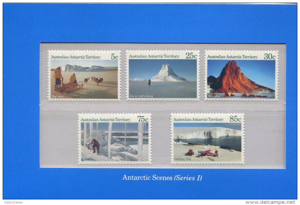 AUSTRALIAN ANTARCTIC TERRITORY 1984  POSTFRIS MINT YVERT 63 64 65 66 67 - Neufs