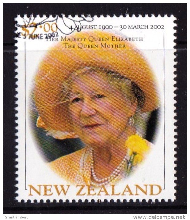 New Zealand 2002 The Queen Mother $2 CTO - Used Stamps