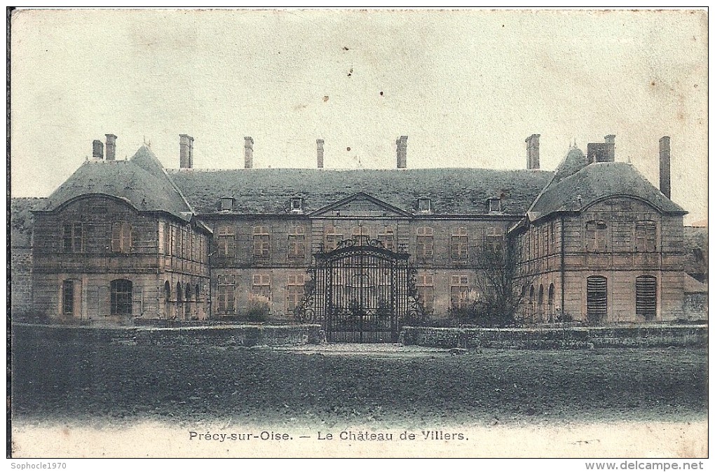 OISE - 60 - PRECY SUR OISE - Le Château De Villers - Colorisée - Précy-sur-Oise