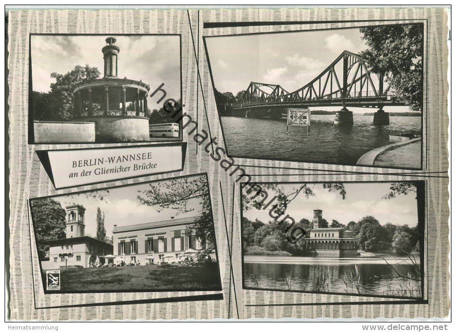Berlin Wannsee An Der Glienicker Brücke - Verlag Klinke & Co. Berlin - Wannsee