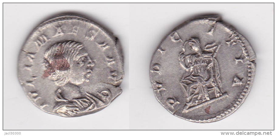 JULIA MAESA +225 DENIER R/ LLa Pudeur 2,93gr (voir Scan) - La Dinastia Severi (193 / 235)